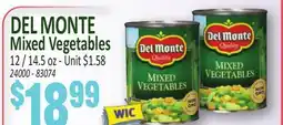 Jetro DEL MONTE Mixed Vegetables offer