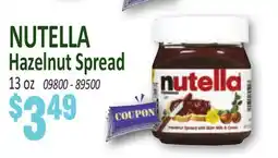 Jetro NUTELLA Hazelnut Spread offer