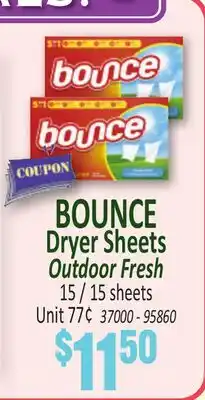 Jetro BOUNCE Dryer Sheets Outdoor Fresh offer