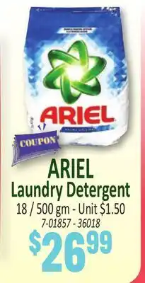 Jetro ARIEL Laundry Detergent offer