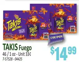 Jetro TAKIS Fuego offer