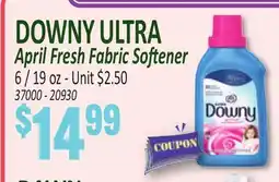 Jetro DOWNY ULTRA April Fresh Fabric Softener offer
