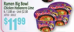 Jetro Ramen Big Bowl Chicken Habanero Lime offer