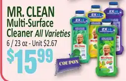 Jetro MR. CLEAN Multi-Surface Cleaner All Varieties offer