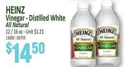Jetro HEINZ Vinegar - Distilled White All Natural offer
