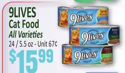 Jetro 9LIVES Cat Food offer