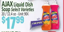 Jetro AJAX Liquid Dish Soap Select Varieties offer