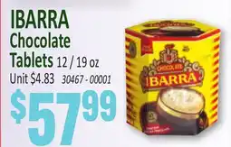 Jetro IBARRA Chocolate Tablets offer