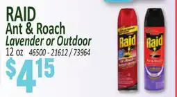 Jetro RAID Ant & Roach Lavender or Outdoor offer