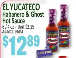 Jetro EL YUCATECO Habanero & Ghost Hot Sauce offer