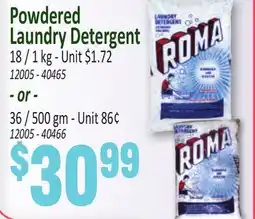 Jetro Powdered Laundry Detergent offer