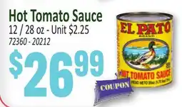 Jetro EL PATO Hot Tomato Sauce offer