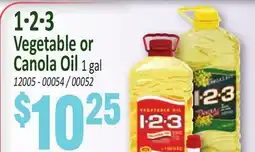 Jetro 1•2•3 Vegetable or Canola Oil offer