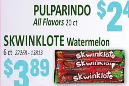Jetro PULPARINDO All Flavors, SKWINKLOTE Watermelon offer