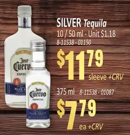 Jetro SILVER Tequila offer
