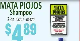 Jetro MATA PIOJOS Shampoo offer