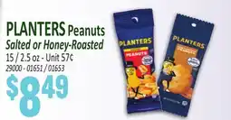 Jetro PLANTERS Peanuts Salted or Honey-Roasted offer