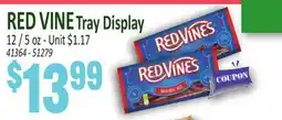 Jetro RED VINE Tray Display offer