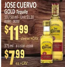 Jetro JOSE CUERVO GOLD Tequila offer