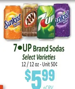 Jetro 7•UP Brand Sodas offer