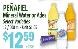 Jetro PEÑAFIEL Mineral Water or Ades offer