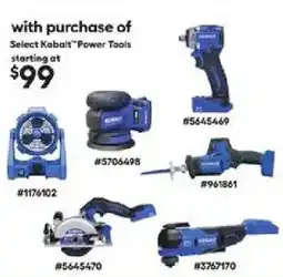 Lowe's Kobalt Power Tools offer