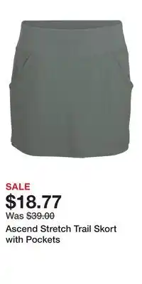 Cabela's Ascend Stretch Trail Skort with Pockets offer