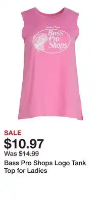 Cabela's Bass Pro Shops Logo Tank Top for Ladies offer