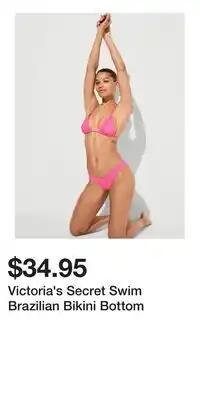 Victoria's Secret Victoria's Secret Swim Brazilian Bikini Bottom offer