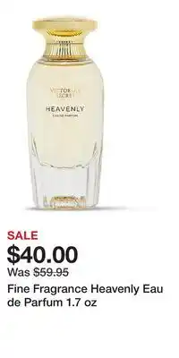 Victoria's Secret Fine Fragrance Heavenly Eau de Parfum 1.7 oz offer