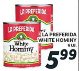 El Paso Grande LA PREFERIDA WHITE HOMINY offer