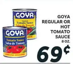 El Paso Grande GOYA REGULAR OR HOT TOMATO SAUCE offer