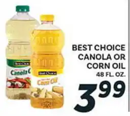 El Paso Grande BEST CHOICE CANOLA OR CORN OIL offer