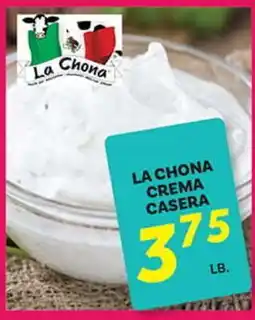 El Paso Grande LA CHONA CREMA CASERA offer