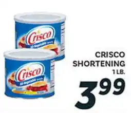 El Paso Grande CRISCO SHORTENING offer