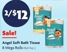 Family Dollar Angel Soft Bath Tissue offer