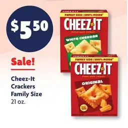 Family Dollar Cheez-It Crackers Family Size offer