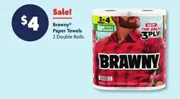 Family Dollar Brawny Paper Towels offer