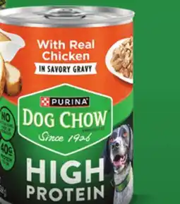 Family Dollar Purina Dog Chow High Protein Wet Dog Food offer