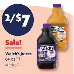 Family Dollar Welch's Juices offer