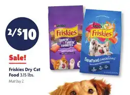 Family Dollar Friskies Dry Cat Food offer
