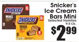 Supremo Foods Inc Snicker's Ice Cream Bars Mini offer