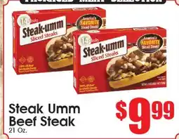 Supremo Foods Inc Steak Umm Beef Steak offer