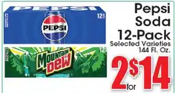 Supremo Foods Inc Pepsi Soda offer