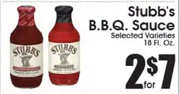 Supremo Foods Inc Stubb's B.B.Q. Sauce offer