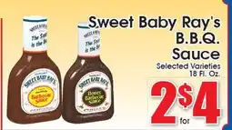 Supremo Foods Inc Sweet Baby Ray's B.B.Q. Sauce offer