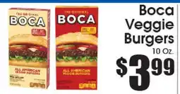 Supremo Foods Inc Boca Veggie Burgers offer