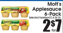 Supremo Foods Inc Mott's Applesauce offer