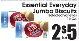 Supremo Foods Inc Essential Everyday Jumbo Biscuits offer