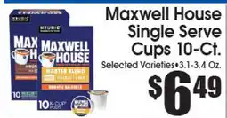 Supremo Foods Inc Maxwell House Single Serve Cups 10-Ct offer